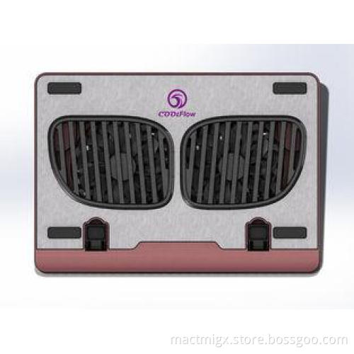 Aluminum 13 inch Laptop Cooling Pad with Fan , Powerful Lap
